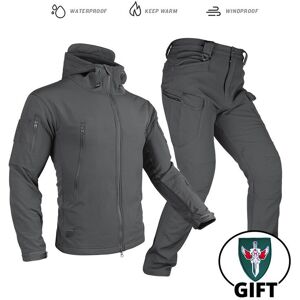 Maxpower (LY GR Suit, XXXL) Tactical Jacket Fleece Winter Men Hiking Jackets Windbreaker Maxpower (LY GR Suit, XXXL) Tactical Jacket Fleece Winter Men Hiking Jackets Windbreaker