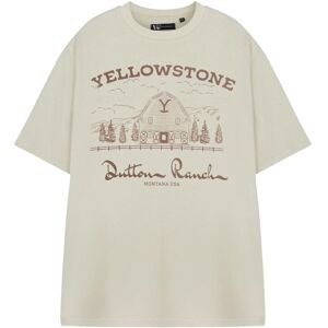Yellowstone Mens Dutton Ranch Barn Short-Sleeved T-Shirt Yellowstone Mens Dutton Ranch Barn Short-Sleeved T-Shirt