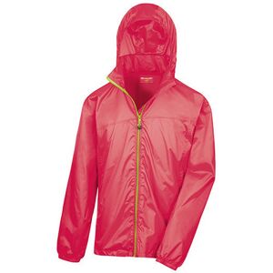 (XS, Raspberry/Lime) Result Mens Lightweight Packaway Jacket (XS, Raspberry/Lime) Result Mens Lightweight Packaway Jacket
