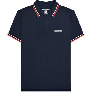 (3XL, Navy/White) Lambretta Mens SS25 Twin Tip Polo Shirt (3XL, Navy/White) Lambretta Mens SS25 Twin Tip Polo Shirt
