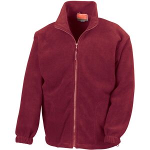 (XS, Burgundy) Result Unisex Adult Polartherm Fleece Jacket (XS, Burgundy) Result Unisex Adult Polartherm Fleece Jacket