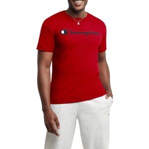 Champion Men's Classic Jersey Script T-shirt scarlet Small Champion Men's Classic Jersey Script T-shirt scarlet Small