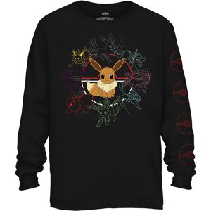 Pokémon Pokemon Mono Eeveeloutions Eevee T-Shirt(Long Sleeve Black Large) Pokémon Pokemon Mono Eeveeloutions Eevee T-Shirt(Long Sleeve Black Large)
