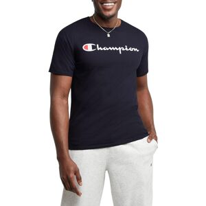 Champion mens Classic T-shirt Screen Print Script T Shirt Navy-y06794 X-Large Champion mens Classic T-shirt Screen Print Script T Shirt Navy-y06794 X-Large
