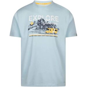 (XL, Seafoam Marl) Trespass Mens Thelon Printed Casual T-Shirt (XL, Seafoam Marl) Trespass Mens Thelon Printed Casual T-Shirt