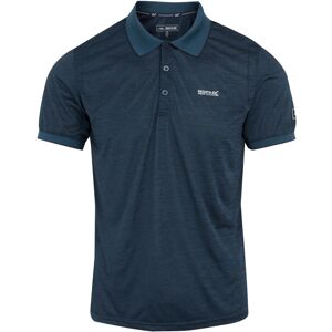 (XXL, Moonlight Denim/Navy) Regatta Mens Remex II Polo Shirt (XXL, Moonlight Denim/Navy) Regatta Mens Remex II Polo Shirt