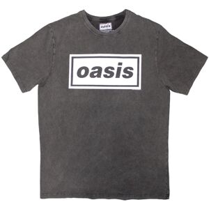 (Grey, XX-Large) Oasis Stone Wash T-Shirt: Decca Logo (Grey, XX-Large) Oasis Stone Wash T-Shirt: Decca Logo