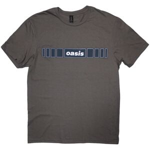 (Grey, XX-Large) Oasis T-Shirt: Horizontal Bars Logo (Charcoal Grey) (Grey, XX-Large) Oasis T-Shirt: Horizontal Bars Logo (Charcoal Grey)