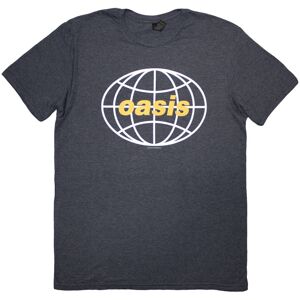 (Blue, Large) Oasis T-Shirt: Globe Logo (Navy Blue) (Blue, Large) Oasis T-Shirt: Globe Logo (Navy Blue)