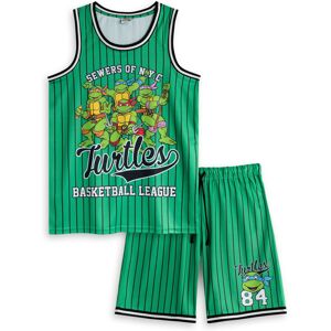 (XX-Large) Teenage Mutant Ninja Turtles 2 Piece Basketball Set (Mens Green) (XX-Large) Teenage Mutant Ninja Turtles 2 Piece Basketball Set (Mens Green)