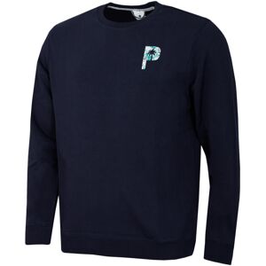 (L, Deep Navy) Puma Golf Mens X Ptc Glitch Graphic Crew Neck Soft Sweater (L, Deep Navy) Puma Golf Mens X Ptc Glitch Graphic Crew Neck Soft Sweater