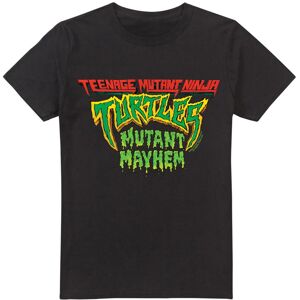 (5XL, Black) Teenage Mutant Ninja Turtles Mens Mutant Mayhem Logo T-Shirt (5XL, Black) Teenage Mutant Ninja Turtles Mens Mutant Mayhem Logo T-Shirt