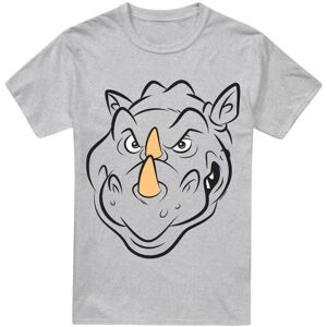 (M, Sport Heather) Teenage Mutant Ninja Turtles Mens Rocksteady Face T-Shirt (M, Sport Heather) Teenage Mutant Ninja Turtles Mens Rocksteady Face T-Shirt