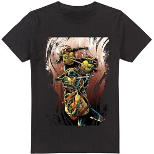 (4XL, Black) Teenage Mutant Ninja Turtles Mens Earthy Rainbow Warriors T-Shirt (4XL, Black) Teenage Mutant Ninja Turtles Mens Earthy Rainbow Warriors T-Shirt