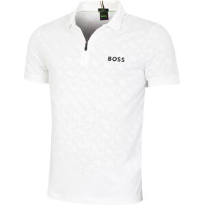 BOSS Philix TOC Jacquard Tennis Polo - Men's White BOSS Philix TOC Jacquard Tennis Polo - Men's White