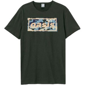 (S, Charcoal) Oasis Camo Band Logo Amplified T Shirt (S, Charcoal) Oasis Camo Band Logo Amplified T Shirt