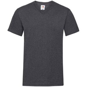 (XXL, Dark Heather Grey) Fruit of the Loom Mens Valueweight V Neck T-Shirt (XXL, Dark Heather Grey) Fruit of the Loom Mens Valueweight V Neck T-Shirt