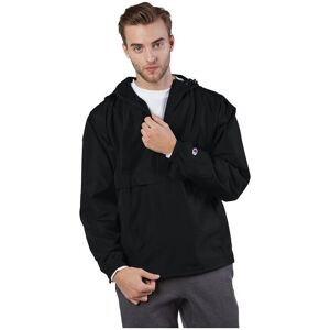 Champion Adult Packable Anorak 14 Zip Jacket - BLAcK - S(D0102H7K656) Champion Adult Packable Anorak 14 Zip Jacket - BLAcK - S(D0102H7K656)