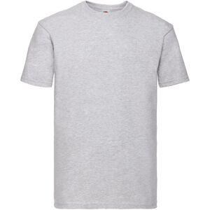(5XL, Grey) Fruit of the Loom Mens Super Premium Heather T-Shirt (5XL, Grey) Fruit of the Loom Mens Super Premium Heather T-Shirt