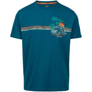 (M, Bondi Blue) Trespass Mens Short Sleeve Casual T-Shirt Zama (M, Bondi Blue) Trespass Mens Short Sleeve Casual T-Shirt Zama