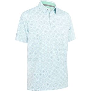 (XXL, Neptune Green) Callaway Golf Mens Golf Foulard Printed Wicking Polo Shirt (XXL, Neptune Green) Callaway Golf Mens Golf Foulard Printed Wicking Polo Shirt