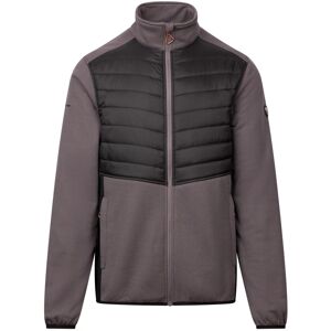 (S, Mid Grey) Trespass Mens Hanlonton Fleece AT200 Hybrid Jacket (S, Mid Grey) Trespass Mens Hanlonton Fleece AT200 Hybrid Jacket