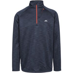 (L, Navy Marl) Trespass Mens Fleece Jacket 1/2 Zip Hooded Collins (L, Navy Marl) Trespass Mens Fleece Jacket 1/2 Zip Hooded Collins