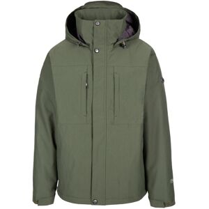 (XXL, Ivy) Trespass Mens Waterproof Jacket Padded Discott (XXL, Ivy) Trespass Mens Waterproof Jacket Padded Discott