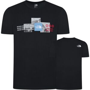 (X-Large) The North Face Mens M Mountain Front SS Black T-Shirt (X-Large) The North Face Mens M Mountain Front SS Black T-Shirt