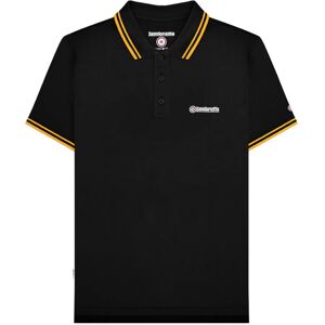 (M, Black/White/Marmalade) Lambretta Mens SS25 Twin Tip Polo Shirt (M, Black/White/Marmalade) Lambretta Mens SS25 Twin Tip Polo Shirt
