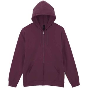 (XL, Maroon) Gildan Mens Softstyle Fleece Midweight Full Zip Hoodie (XL, Maroon) Gildan Mens Softstyle Fleece Midweight Full Zip Hoodie