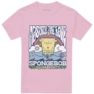 (XXL, Pink) SpongeBob SquarePants Unisex Adult Absorb The Love Poster T-Shirt (XXL, Pink) SpongeBob SquarePants Unisex Adult Absorb The Love Poster T-Shirt