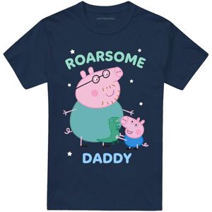 (3XL, Navy) Peppa Pig Unisex Adult Roarsome Daddy Pig T-Shirt (3XL, Navy) Peppa Pig Unisex Adult Roarsome Daddy Pig T-Shirt