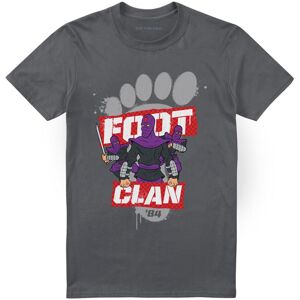 (M, Charcoal) Teenage Mutant Ninja Turtles Unisex Adult Foot Clan 84 T-Shirt (M, Charcoal) Teenage Mutant Ninja Turtles Unisex Adult Foot Clan 84 T-Shirt