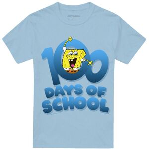(3XL, Light Blue) SpongeBob SquarePants Unisex Adult 100 Days School T-Shirt (3XL, Light Blue) SpongeBob SquarePants Unisex Adult 100 Days School T-Shirt
