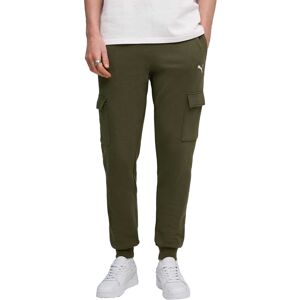 (XL, Olive) Puma Mens Fleece Small Logo Cargo Trousers (XL, Olive) Puma Mens Fleece Small Logo Cargo Trousers