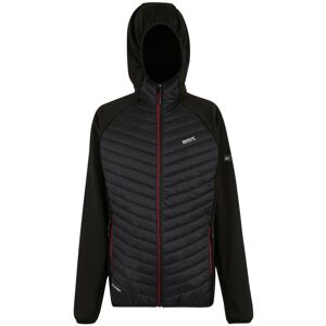(S, Black/Dark Maroon) Regatta Mens Andreson Hybrid Jacket (S, Black/Dark Maroon) Regatta Mens Andreson Hybrid Jacket