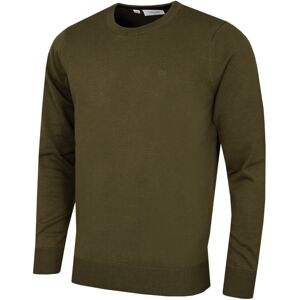 (M, Dusty Olive) Calvin Klein Mens 2025 Crew Neck Cotton Breathable Golf Sweater (M, Dusty Olive) Calvin Klein Mens 2025 Crew Neck Cotton Breathable Golf Sweater
