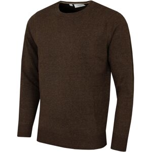 (S, Peat) Calvin Klein Mens 2025 Crew Neck Cotton Breathable Golf Sweater (S, Peat) Calvin Klein Mens 2025 Crew Neck Cotton Breathable Golf Sweater