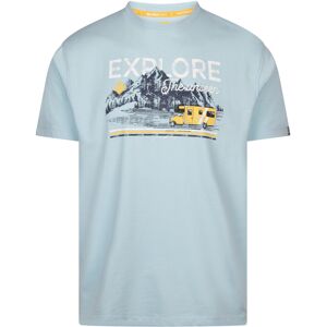 (XL, Seafoam Marl) Trespass Mens Casual Printed T-Shirt Thelon (XL, Seafoam Marl) Trespass Mens Casual Printed T-Shirt Thelon