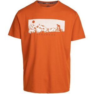 (XL, Burnt Orange Marl) Trespass Mens Casual T-Shirt Short Sleeve Nellow (XL, Burnt Orange Marl) Trespass Mens Casual T-Shirt Short Sleeve Nellow