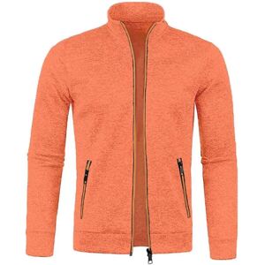 Unbranded (L, 002 Orange) Winter Jackets for Men Clearance Mens Sweater Cardigans Full Zip Unbranded (L, 002 Orange) Winter Jackets for Men Clearance Mens Sweater Cardigans Full Zip