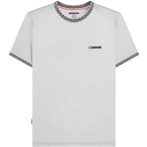 (4XL, White) Lambretta Mens Two Tone Ringer T-Shirt (4XL, White) Lambretta Mens Two Tone Ringer T-Shirt