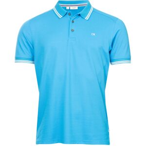 (S, Blue) Calvin Klein Mens 2025 Campus Tipped Lightweight Golf Polo Shirt (S, Blue) Calvin Klein Mens 2025 Campus Tipped Lightweight Golf Polo Shirt