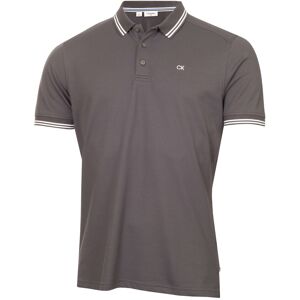 (XXXL, Charcoal) Calvin Klein Mens 2025 Campus Tipped Lightweight Golf Polo Shir (XXXL, Charcoal) Calvin Klein Mens 2025 Campus Tipped Lightweight Golf Polo Shir