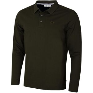 (XXXXXL, Hunter Green) Calvin Klein Mens 2025 Long Sleeve Stretch Campus Golf Po (XXXXXL, Hunter Green) Calvin Klein Mens 2025 Long Sleeve Stretch Campus Golf Po