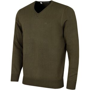 (L, Dusty Olive) Calvin Klein Mens 2025 V-Neck Soft Cotton Easy Care Golf Sweate (L, Dusty Olive) Calvin Klein Mens 2025 V-Neck Soft Cotton Easy Care Golf Sweate