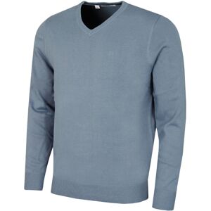 (XXXXL, Rain Cloud) Calvin Klein Mens 2025 V-Neck Soft Cotton Easy Care Golf Swe (XXXXL, Rain Cloud) Calvin Klein Mens 2025 V-Neck Soft Cotton Easy Care Golf Swe