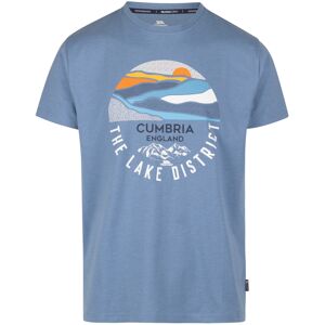 (M, Denim Blue Marl) Trespass Men's Casual Printed T-Shirt - Sastha (M, Denim Blue Marl) Trespass Men's Casual Printed T-Shirt - Sastha