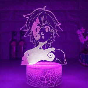 Kikidex (As show, One size) Japanese Manga The Seven Deadly Sins 3D Illusion Figurine La Kikidex (As show, One size) Japanese Manga The Seven Deadly Sins 3D Illusion Figurine La